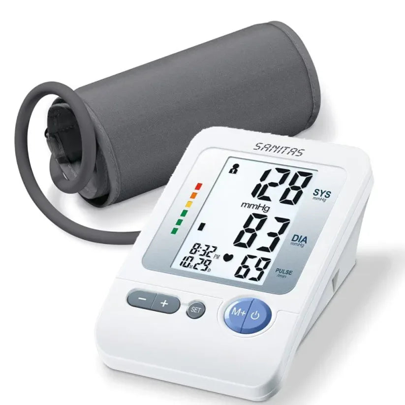 Beurer SBM 21 Automatic Upper Arm Blood Pressure Monitor, Heart Rhythm Detection, 120 Memory - Gomix Brands Outlet